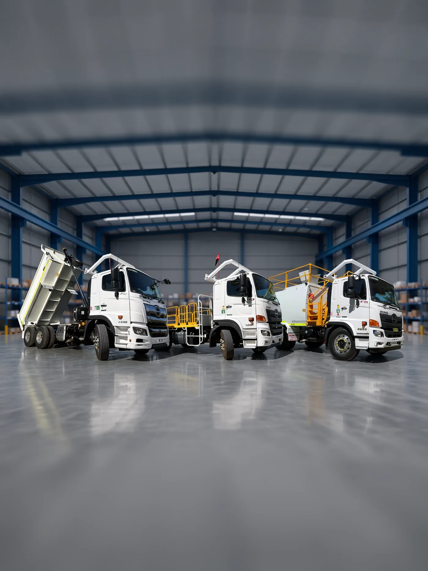 MAP Group mining equipment — Hino truck fleet
